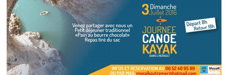 Journée KAYAC « une autre façon de découvrir Montpellier « 